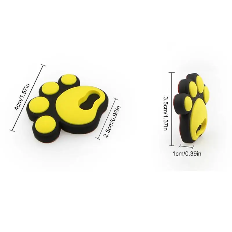 4pcs Snowboard Deck Pads High quality soft rubber material Anti-slip stickers Not easy to break deform Durable Exquisite fitting 6