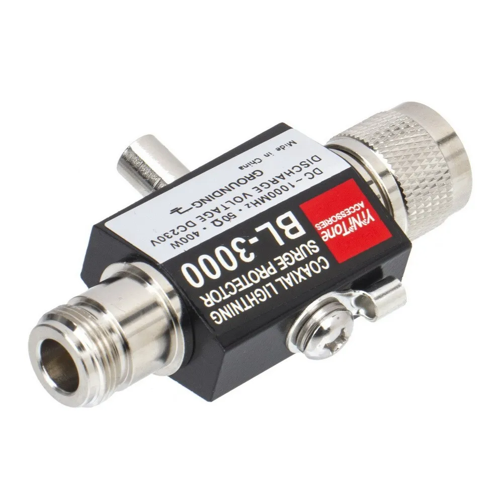 BL-3000 N 수-N 암 안테나 서지 보호대 피뢰기, 동축 번개 방지 라디오 리피터, 400W, 50Ohm