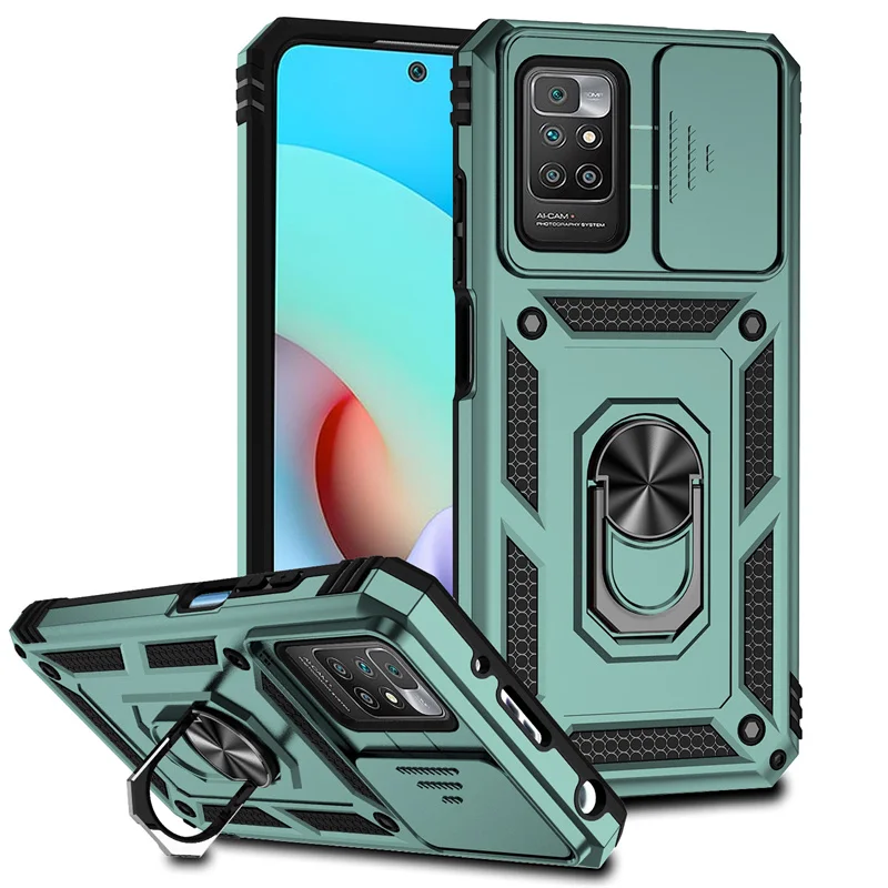 ل Xiaomi Redmi 10 حالة الشريحة عدسة حماية درع جراب...