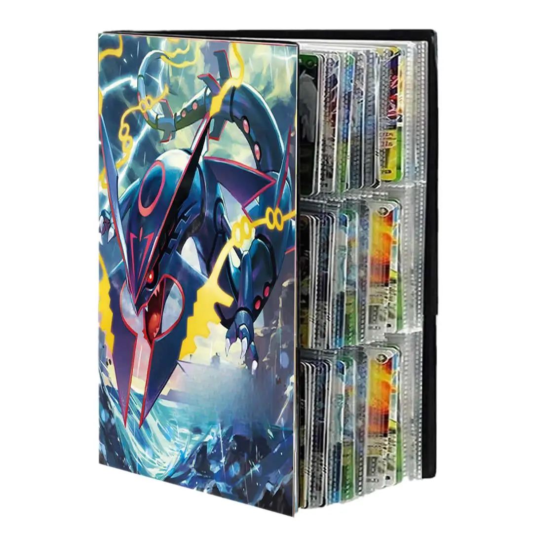 9 Pocket Anime Cover Cards Album Holder for Pokmon YuGiOh TCG Game Sports Football 540 Card Storage