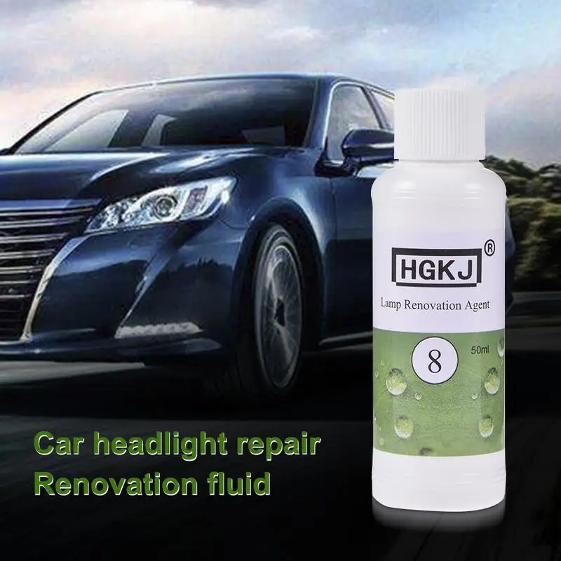 

Car Headlight Repair Fluid Auto Headlight Headlamp Polish Restoration Spray Scratch Remover Refurbishment Agent Car Care