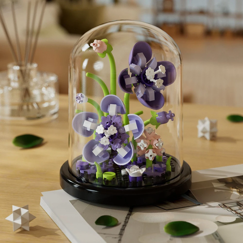 Festive Succulent Bouquet: Creative Eternal Flower Puzzle Decoration