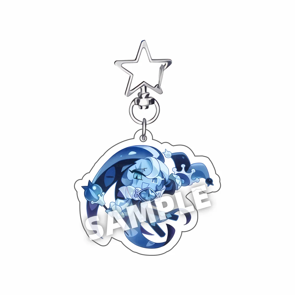Cookie Run Kingdom Acrylic Keychain - Candy Apple Milk Shadow Pure Vanilla Jewelry Bag Accessory Key Ring Gift