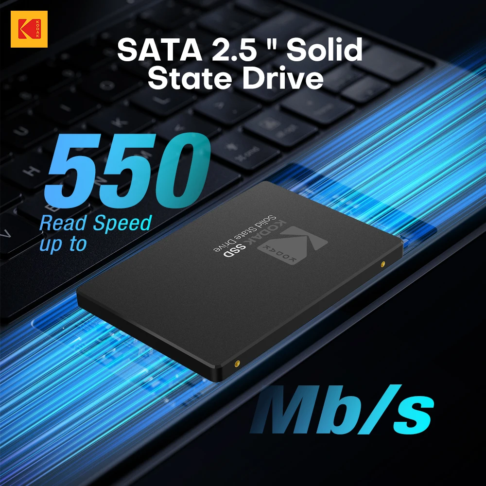 KODAK純正 SATA3 SSD 128GB 256GB 512GB 1TB 2.5インチ内蔵ソリッド