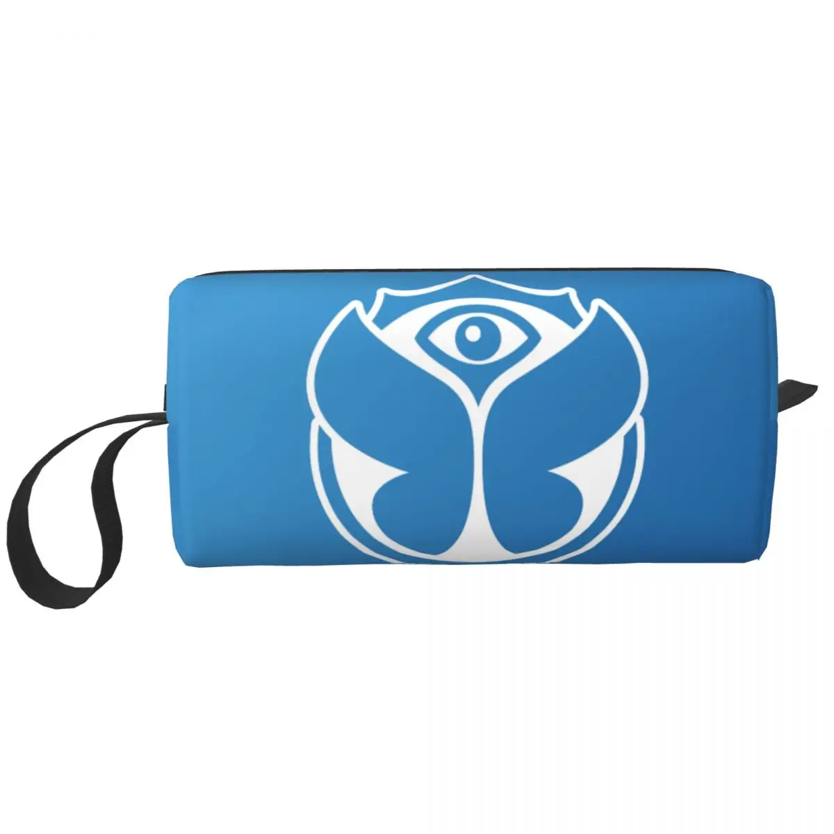 

Kawaii Blue Tomorrowlands Travel Toiletry Bag Women Electronic Dance Music Festival Cosmetic Makeup Bag Beauty Storage Dopp Kit