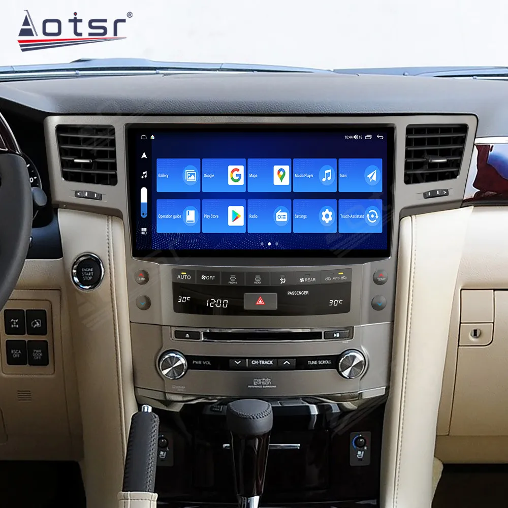 Receptor Multimedia Android Auto para Lexus LX570 2007~2015, GPS, Navegación Inteligente, Radio para Auto, Receptor Estéreo con Video, Unidad Principal 2