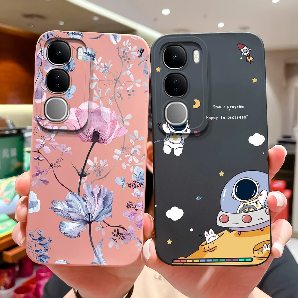 Cute Astronaut Full Protection Soft Silicone Phone Case - High Quality Back Cover