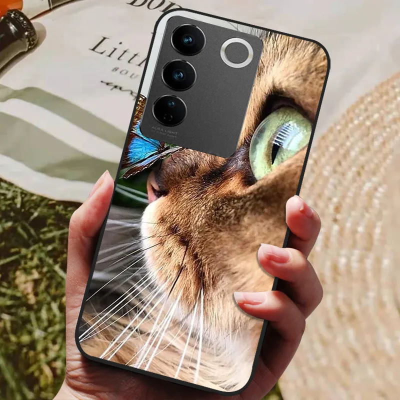 Sleek Black Silicone Phone Case - Durable TPU Protective Cover