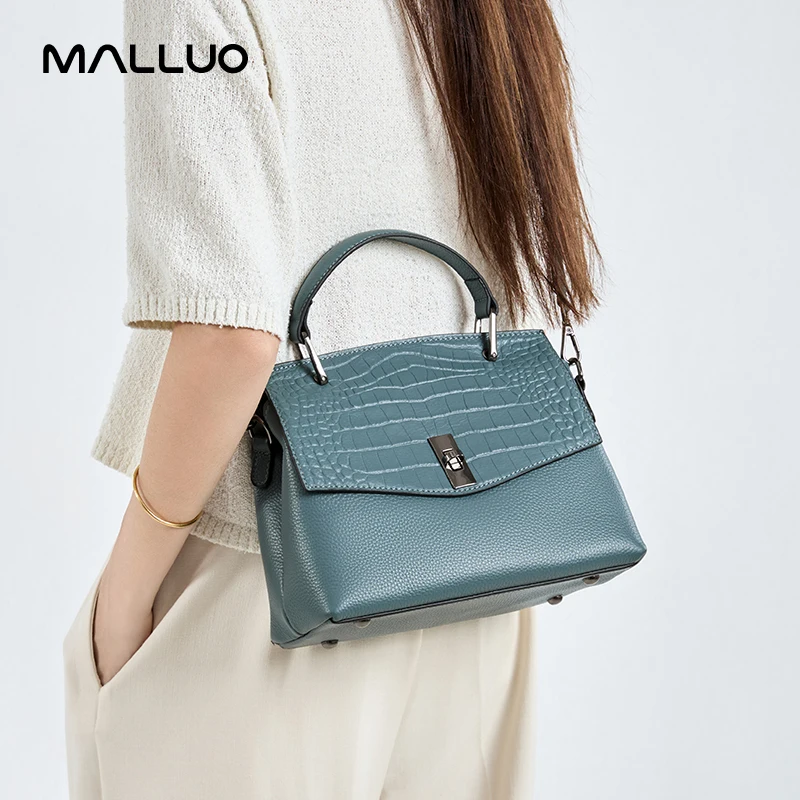 Cowhide Genuine Leather Women's Handbag Vintage Tote Bag Luxury Brand Female Crossbody Fashion Shoulder Satchel Bags For Ladies