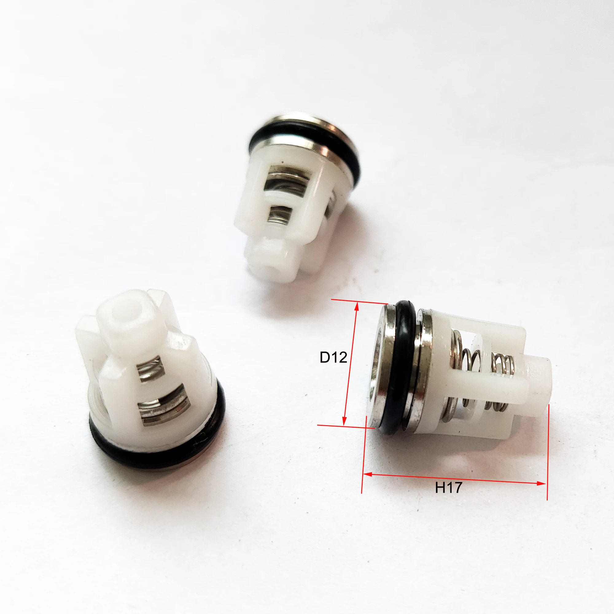 3PC Check Valve Repair Kit Axial General Pump Inter Power High Pressure Washer Water 9.5 12 13 14 MM QM180 pressure washer accessories