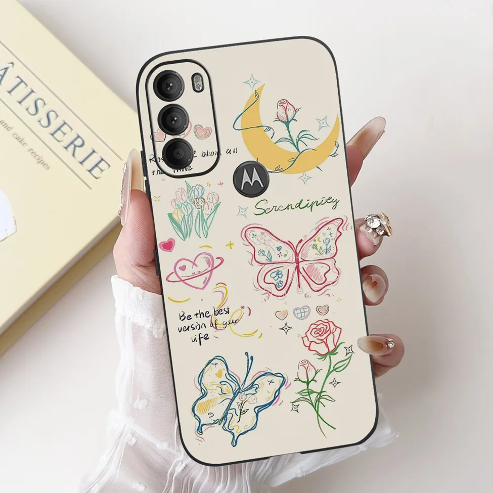 Luxury Cute Cartoon Cat Shockproof Silicone Phone Case - 6.4 Fashionable Back Cover