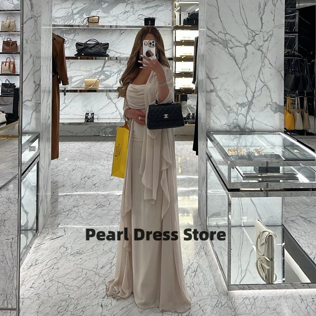 

Pearl Dress Strapless Prom Dress Floor Dragging Long Zipper Ribbon Wrinkled Fairy Bridesmaid Tulle 2023