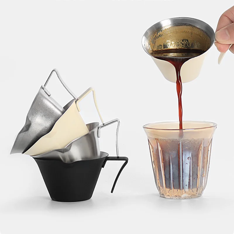 3 Misurini Da Caffè In Acciaio Inox - Dosatore Per Espresso E Bevande - Foto 6