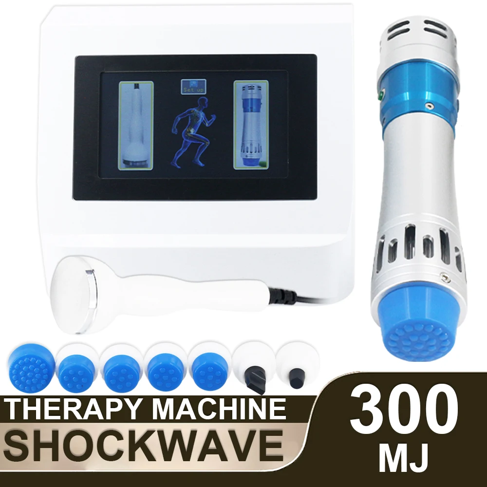 

300MJ Shockwave Therapy Machine ED Treatment Relax Massage Body Physiotherapy Equipment Body Massager Plantar Fasciitis