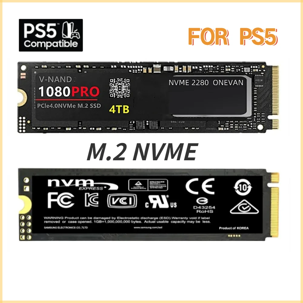 

Внутренний твердотельный накопитель M.2 1080 pro, 4 ТБ, 2280 дюйма, NVME, TLC 2,5 Мб/с