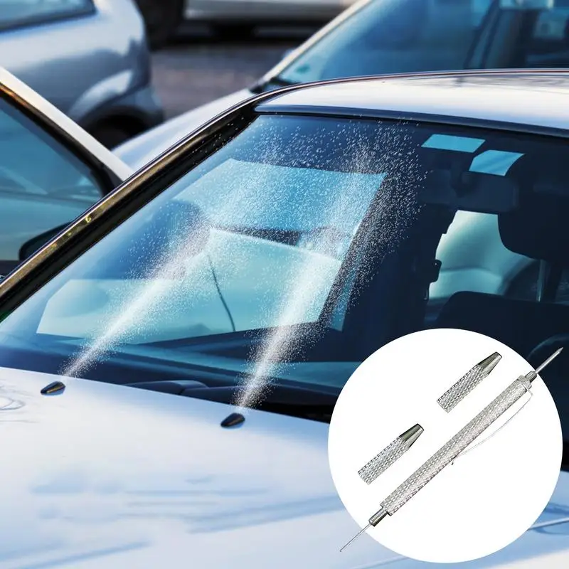 Ugello spruzzatore per parabrezza, strumento per la pulizia dell'auto, penna per la pulizia del parabrezza, bacchetta di regolazione dello spruzzo per