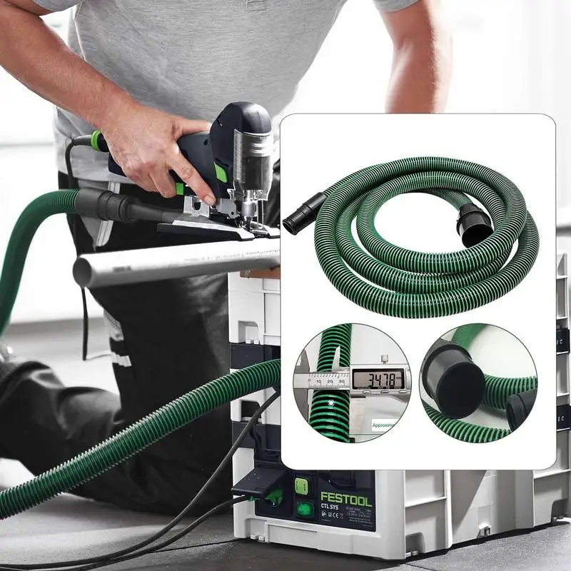 3.5M universal Dust Absorption Pipe Electric Vacuum Cleaner Dust vacuum hose anti-static grinder dust suction hose