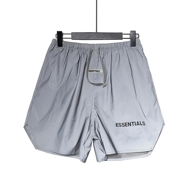 New Men's Essential Summer Shorts Reflective Letter Streetwear 3