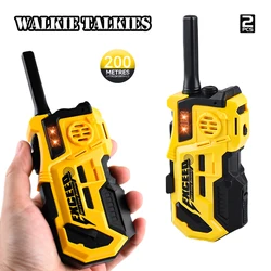 Long Range Kids' Walkie Talkie Set with Light (Yellow)