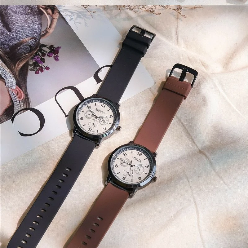 Men's and women's watches, simple couple style, personalized, sporty and versatile