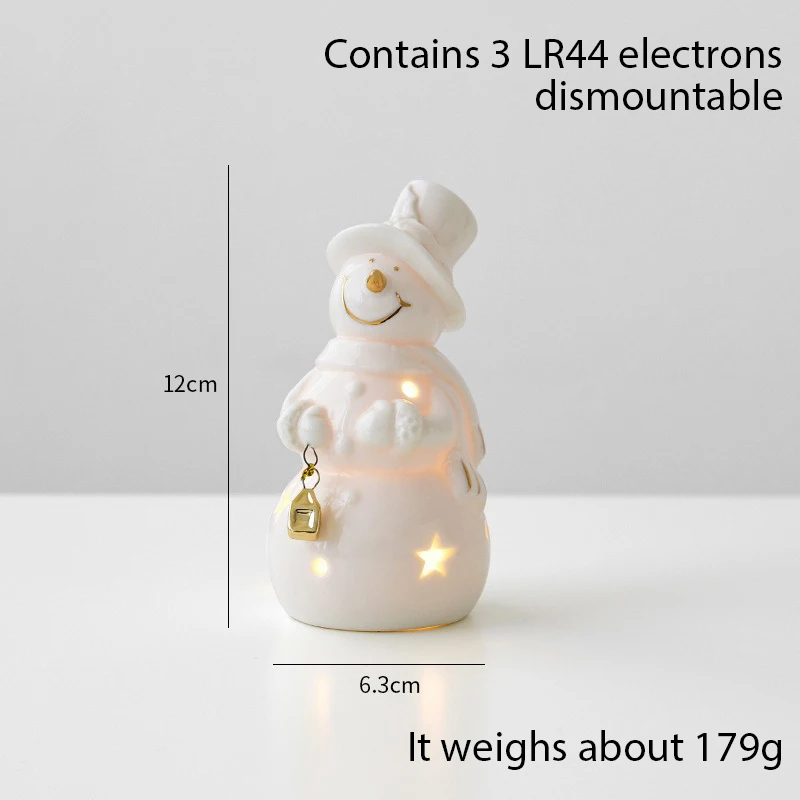 Cross border Christmas Decoration Gift Ceramic Christmas ball bell Cedar gift pack Tabletop decoration scene layout