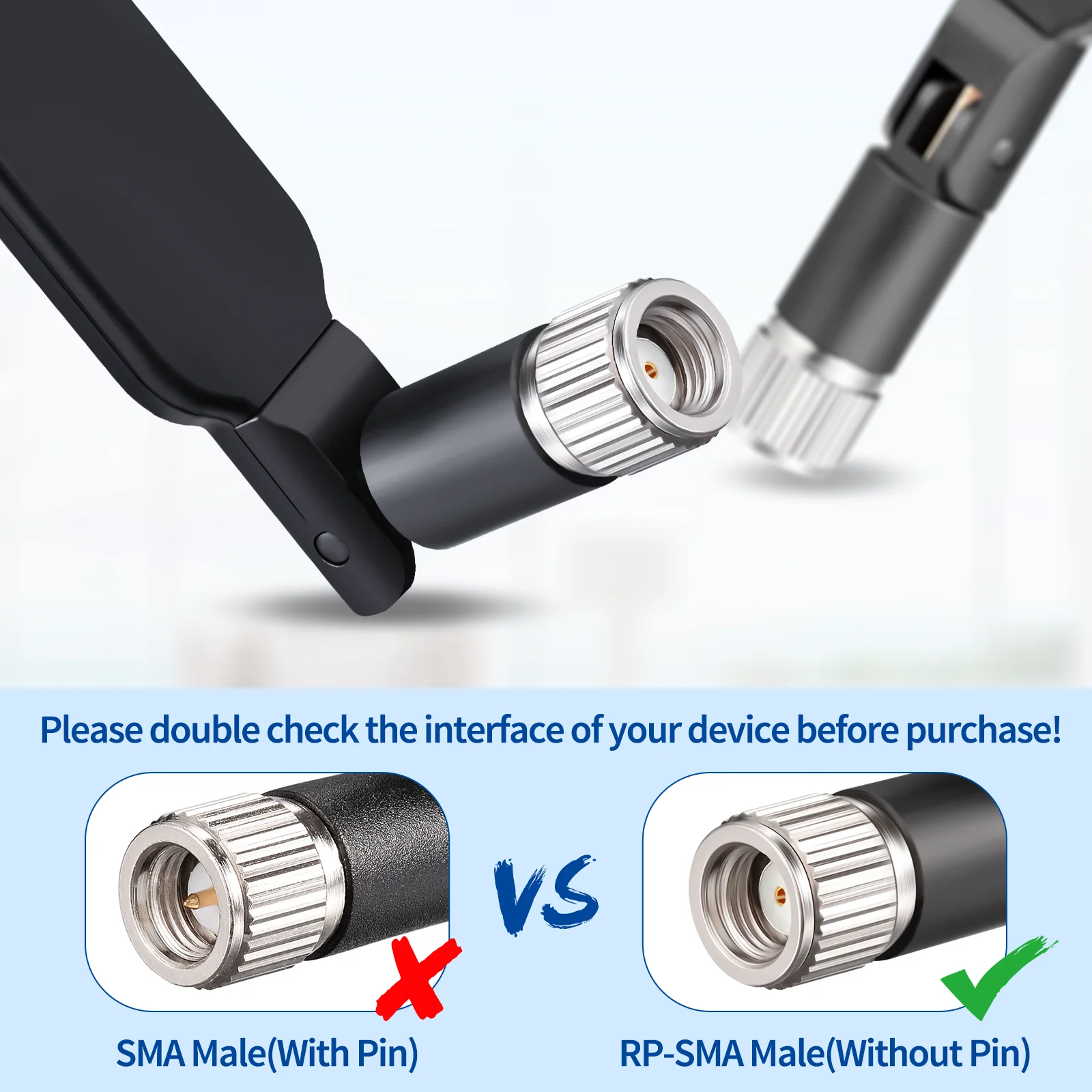 Superbat 4G LTE 뿪 ⼺ ׳, RP-SMA Ŀ , 700-2600Mhz, 2PCs