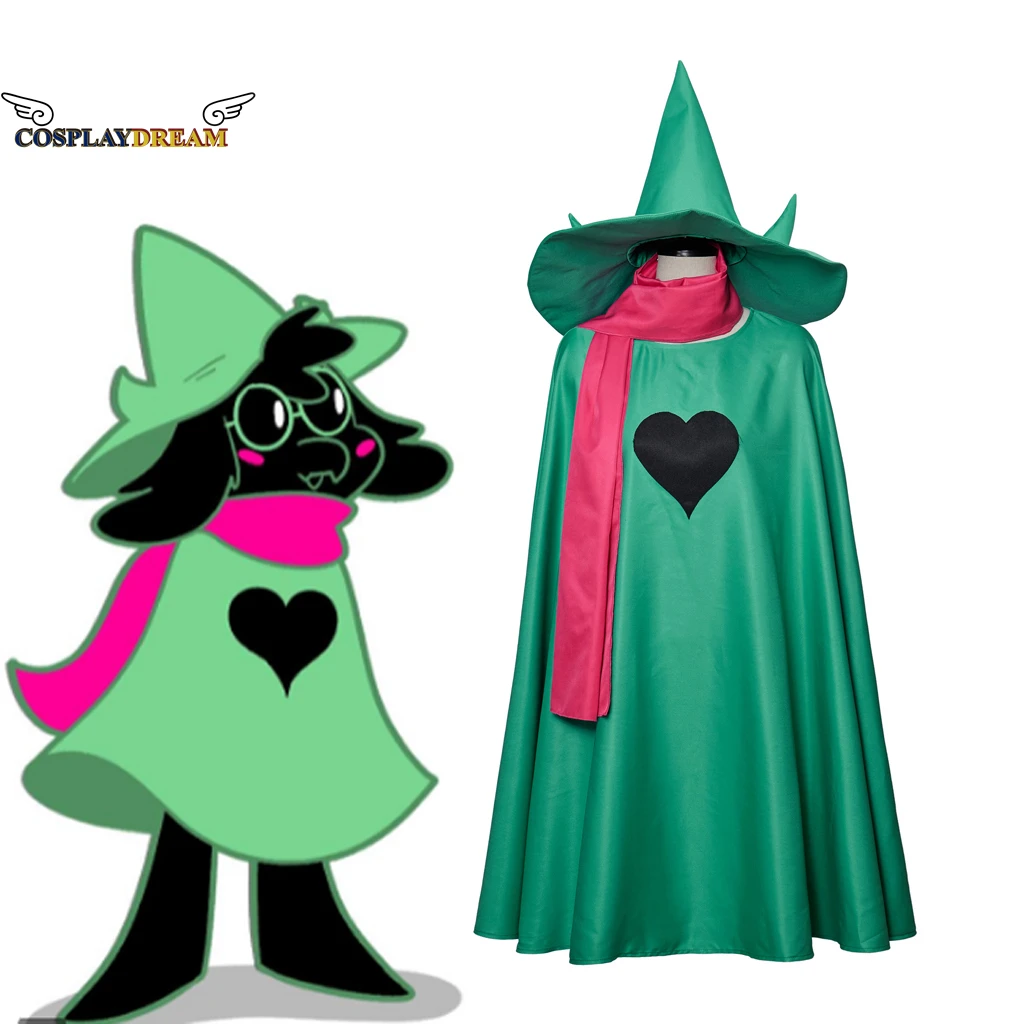 Game Undertale Deltarune Ralsei Cosplay Ralsei Hoodie Cloak Cape With Game Undertale Deltarune Ralsei Cosplay Ralsei Hoodie Cloak Cape With