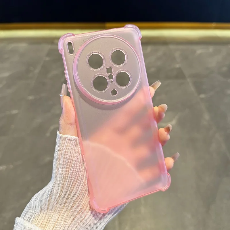 Enhanced Shockproof Silicone Matte Case with Clear TPU Protection