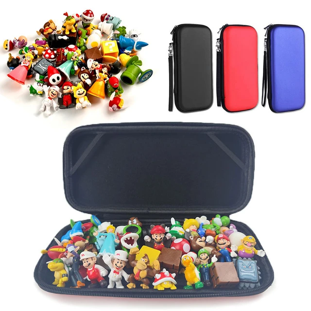 24pcs Super Mario Figuras Mario Bros Model with Storage Bag Luigi Yoshi PVC  Model Toys for