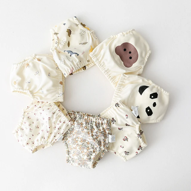 Cotton Baby Training Pants for Kids Diaper Waterproof Underwear Infant Panties Washable Boys Girl Cloth Diapers Reusable Nappies - Image 2