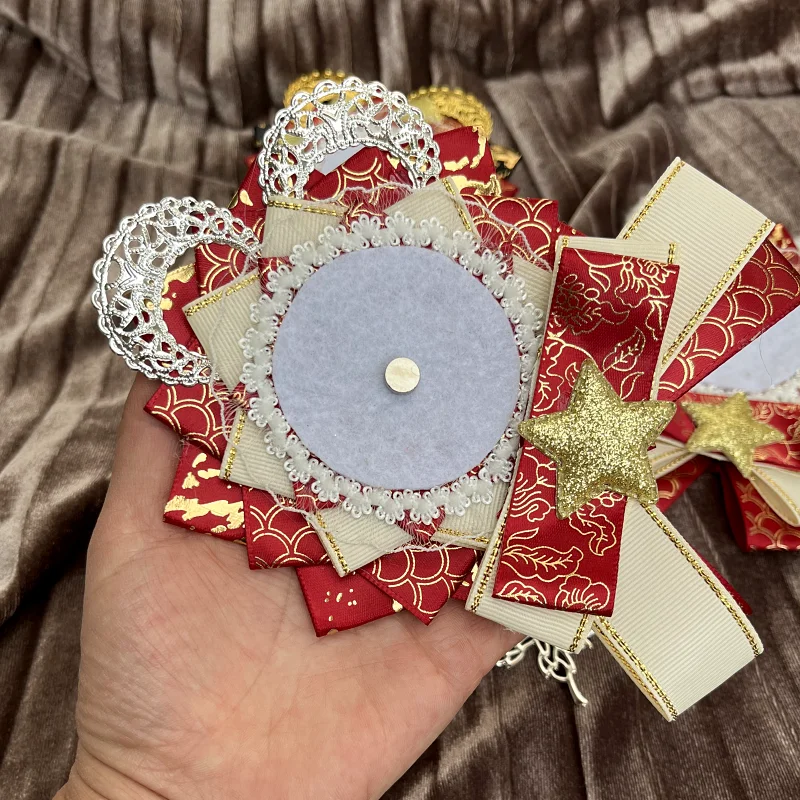 

Милые значки с кошачьими ушками, базовый лоток для сумок, аксессуары для аксессуаров, украшение с лентой, украшение для рюкзака, товары для аниме Лолиты