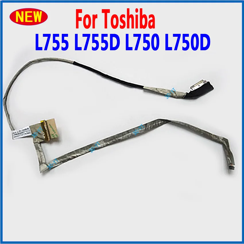 1PCS NEW Laptop LCD LED LVDS Display Ribbon Cable Video Screen Flex Wire For Toshiba L755 L755D L750 L750D dd0blblc040