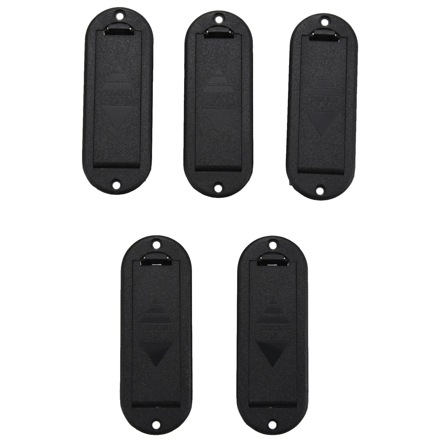 

5pcs 9V Battery Case Holder Cover Box Replacement for Active Guitar Bass