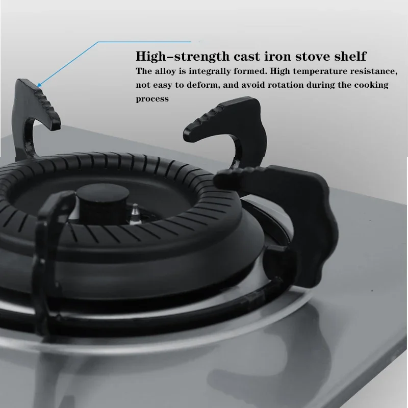 Energy-Saving Natural Gas Liquefied Gas Stove Single Stove Thermocouple Protection Tempered Glass Panel 5
