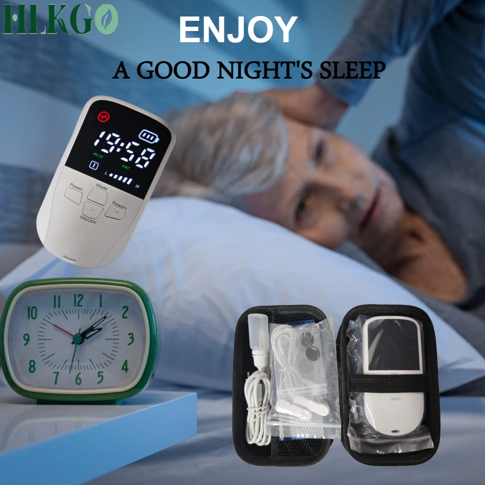 Smart Sleep Aid Device With vagus nerve stimulation clip ear Help To Improve Promote Severe Deep Sleep