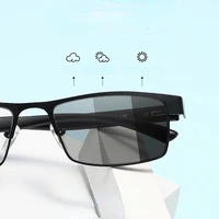 Titanium Alloy Reading Glasses Men Business Photochromic Hyperopia Eyeglasses with Diopter To +4.0 Simple Presbyopia Eyewear 2
