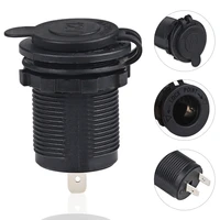 4 Colors Cigarette Lighter Socket 12V-24V Waterproof Plug Power Outlet Adapter Car Accessories for Marine Boat Motorcycle Truck 2