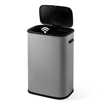 Automatic Trash Can with Lid,14.5 Gallon Smart Trash Can for Bedroom, Bathroom, Kitchen, Office 1