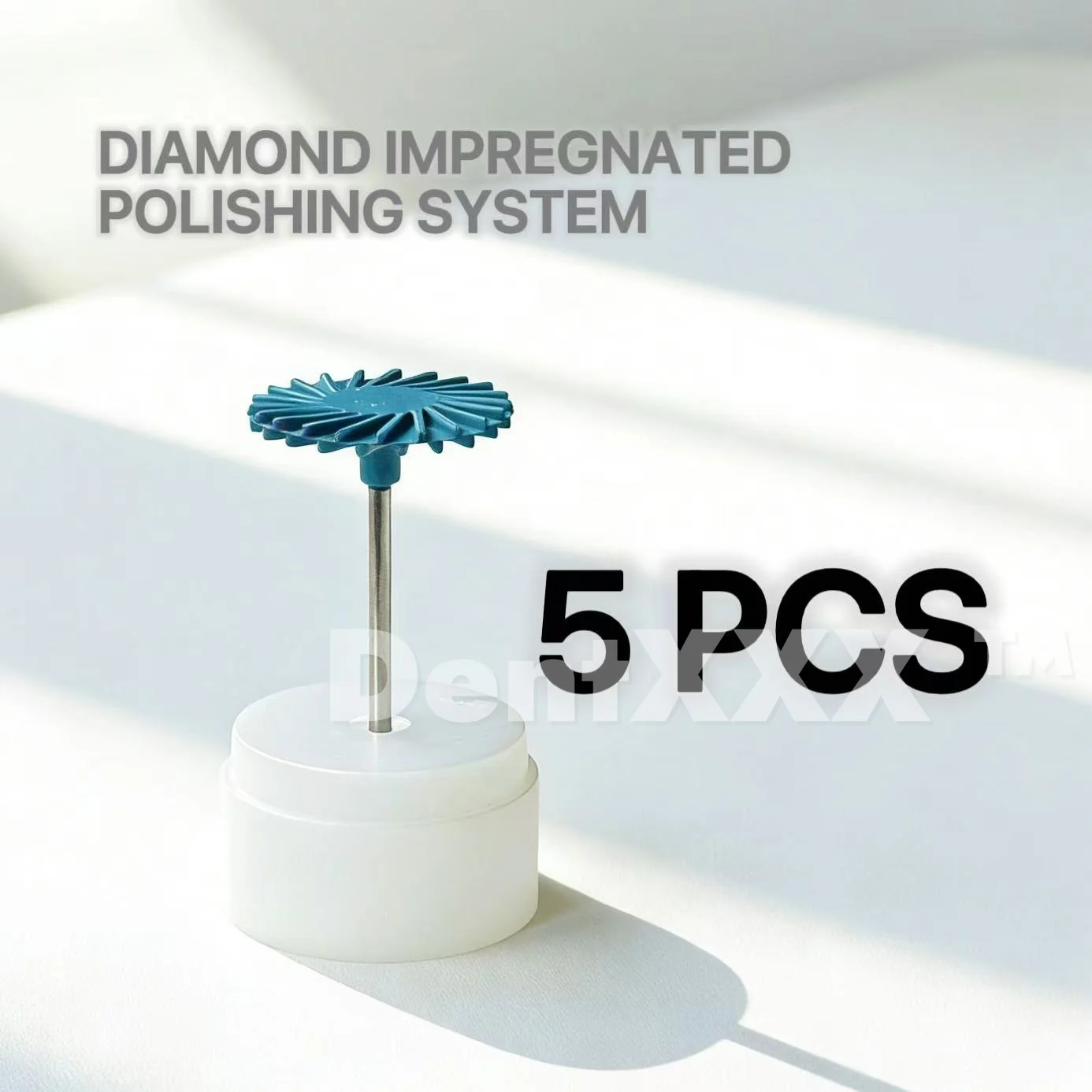 Medium Grit Diamond Polishing Head for Finishing and Polishing - 2.35mm