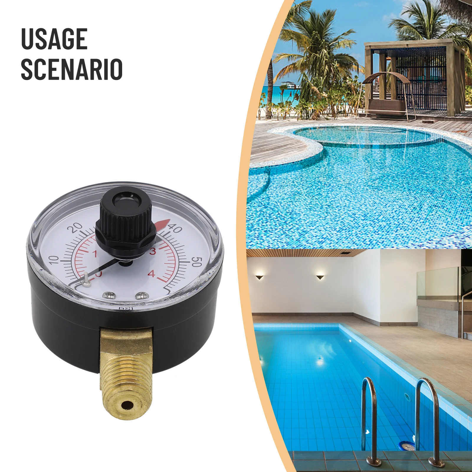 

ECX271261 Pressure Gauge Suitable For Hayward And Hcf Series Sand Filters S270T2 S244sv Parts Accessories High Quality