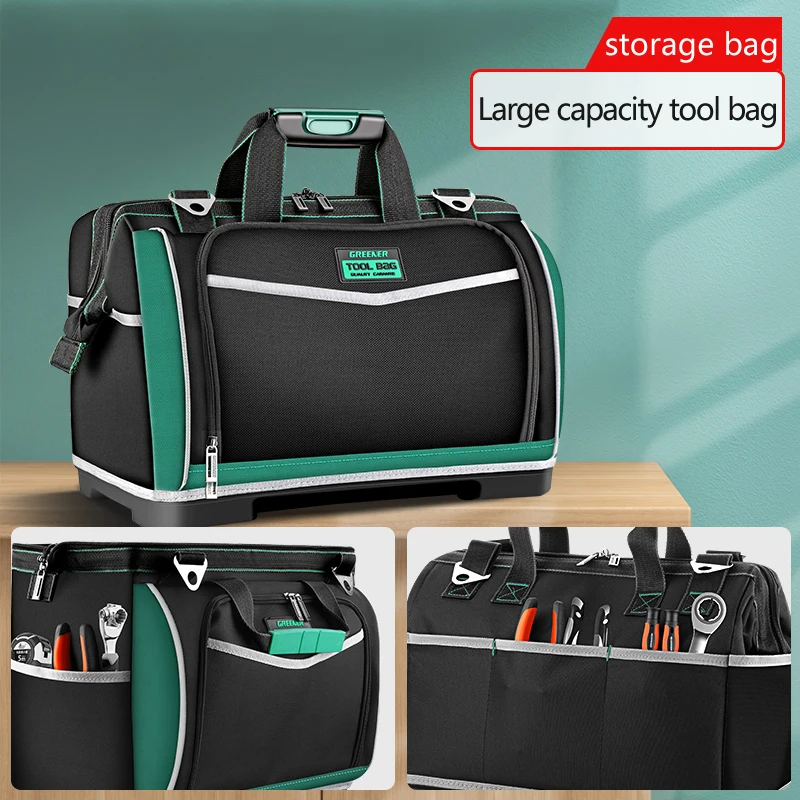 

Tool Bag 1680D Oxford Cloth Electrician Bag Multi-pocket Waterproof Anti-Fall Storage Bag Toolbags For Electrician Storage Bag