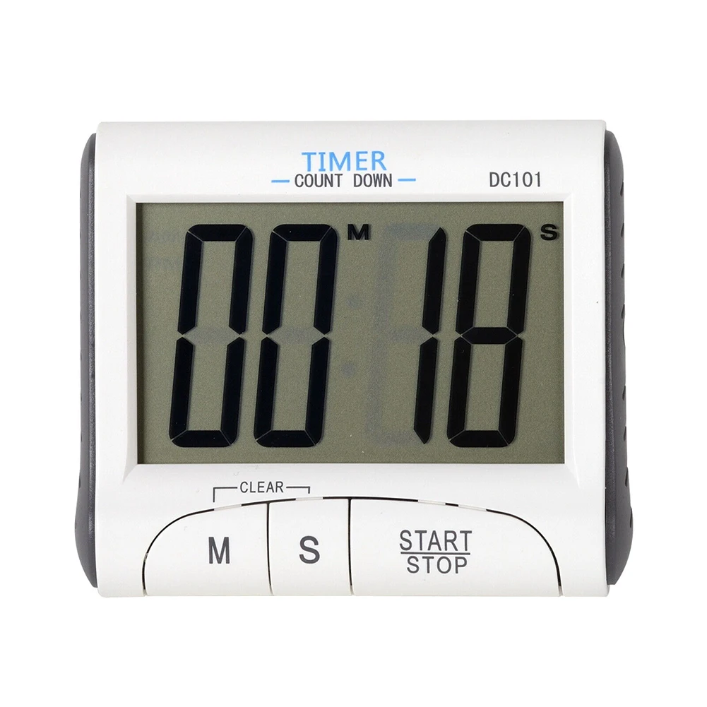 

Timer Digital Clock Plastic Table Decoration 1.5V Battery 82x70x20mm Count Down Kitchen Baking Timer Universal