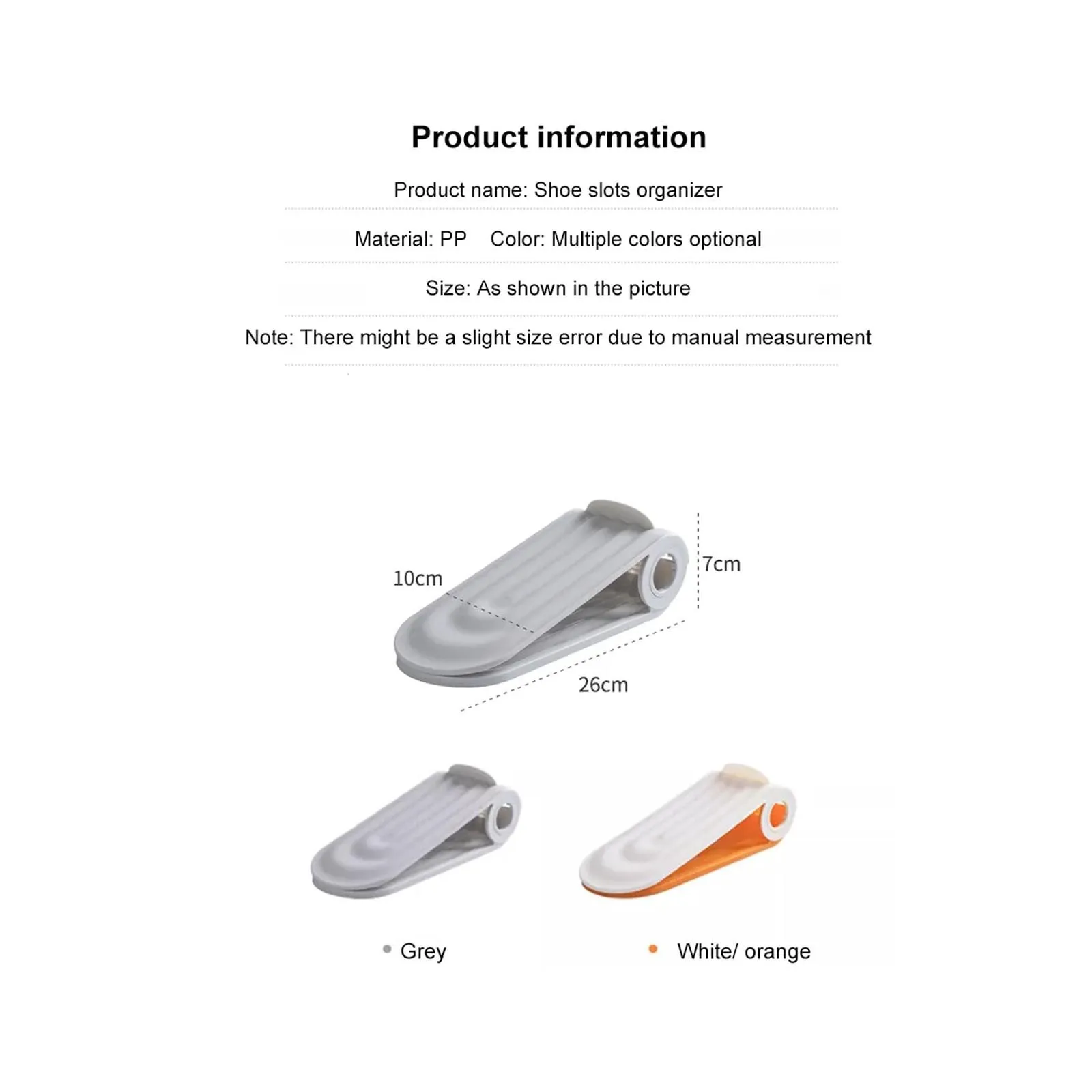 Shoe Rack Adjustable Folding Dustproof Plastic Bracket for Different Type Shoes for shoe rack