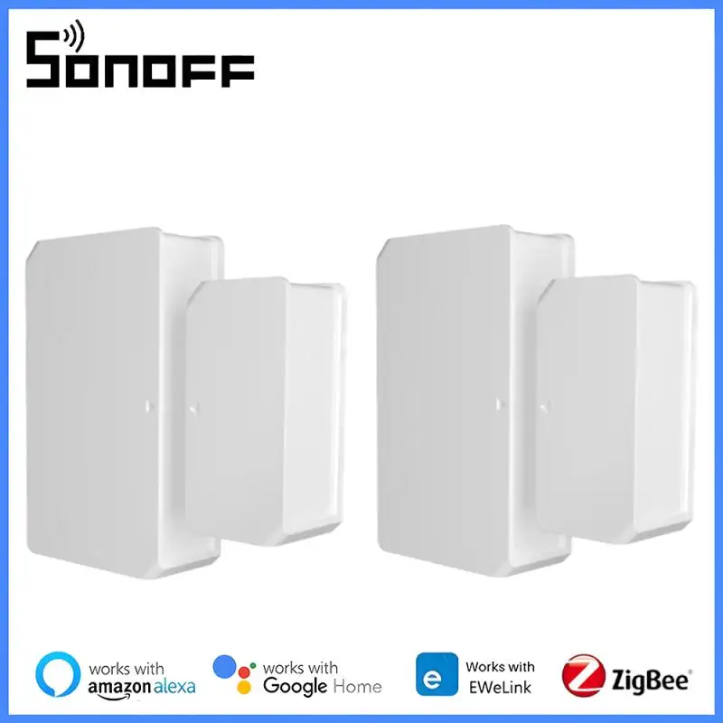 

SONOFF 1-10PCS SNZB-04 Zigbee Smart Door Window Sensor Mini Door Alarm Sensor Work With ZBBridge eWelink For Smart Home Security