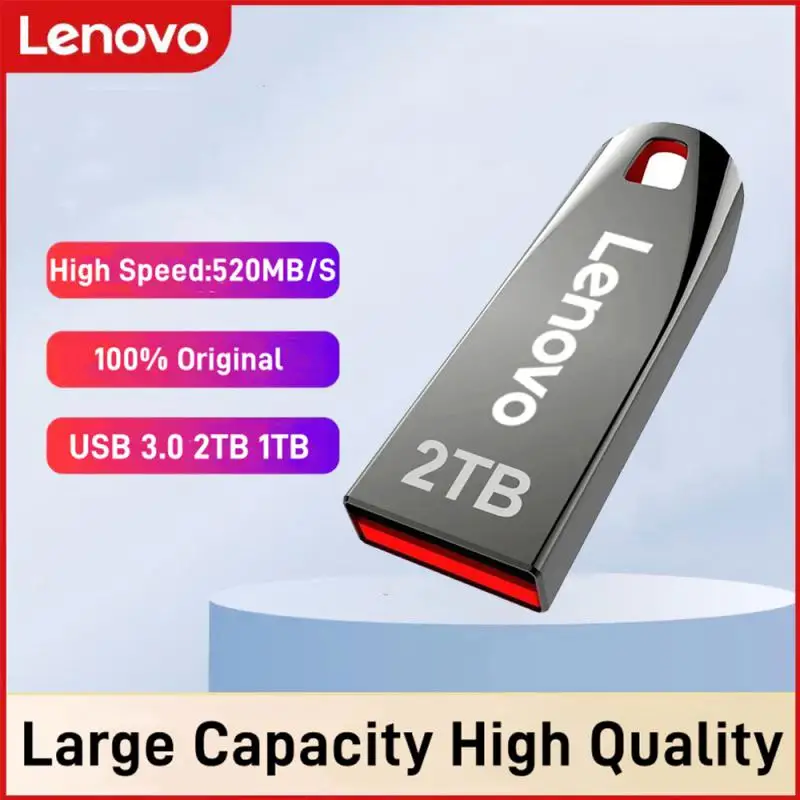 Lenovo Pen Drive 2Tb Usb 3.0 Flash Drive Pendrive Memory Stick Impermeabile Type-C Micro Usb Stick Per Videocamere Ps Vita