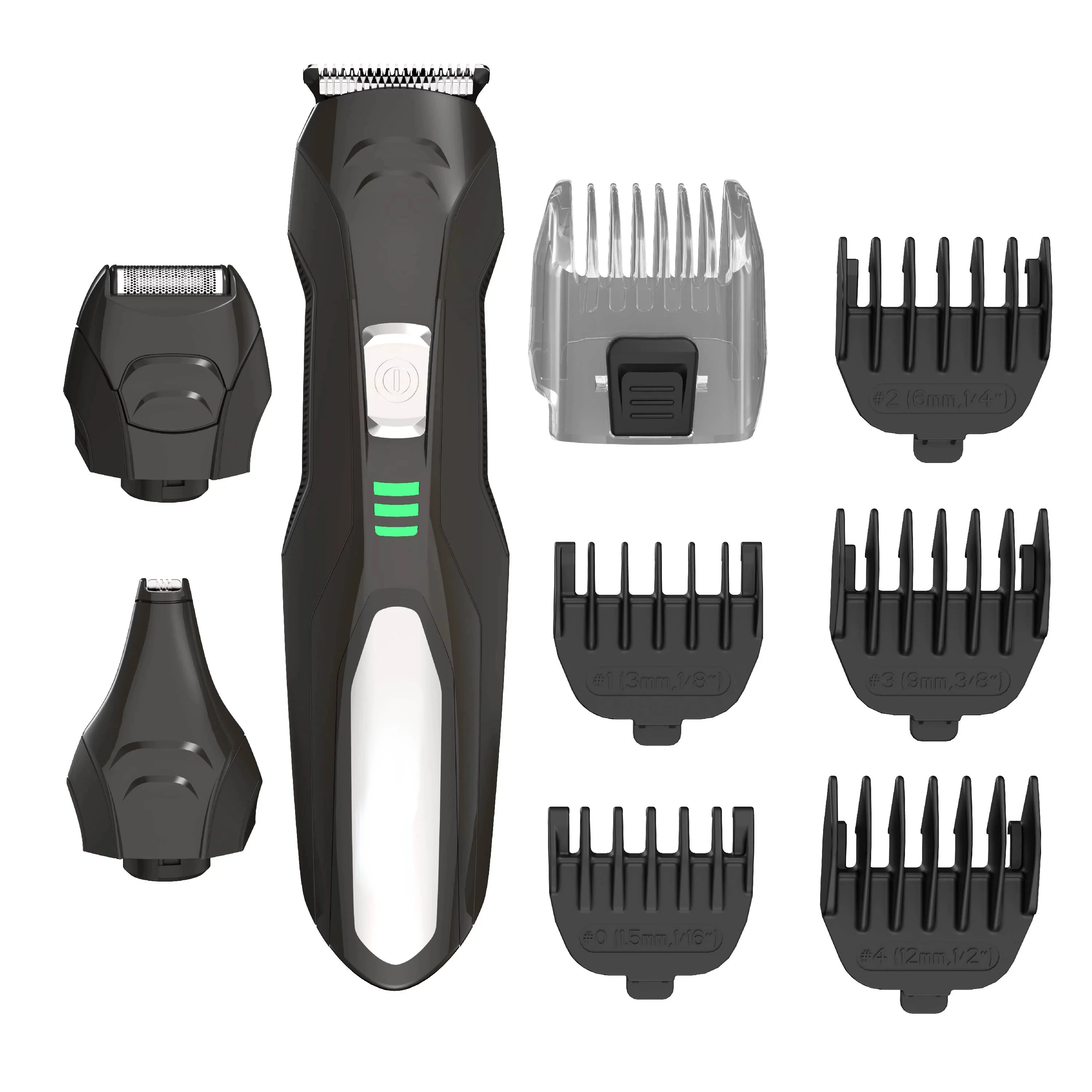 

All-In-One Men`s Grooming Kit, Black/Silver, PG6027