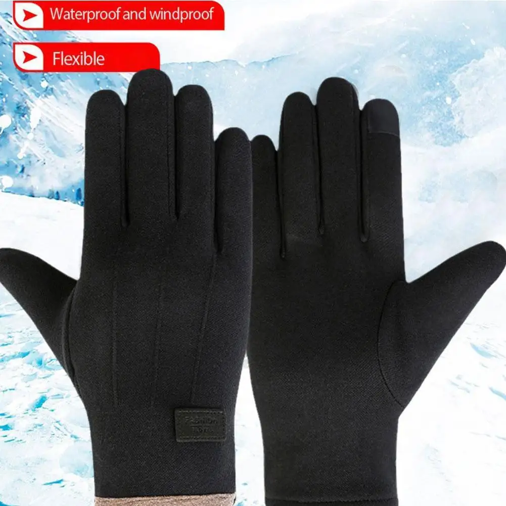 Gants de vélo étanches à écran tactile pour moto, moto, équitation, pêche complète, vélo, ski en plein air, T6L8, hiver chaud