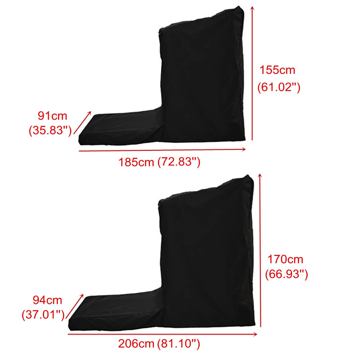 Dustproof Treadmill Cover Black Waterproof