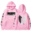 Attack on Titan Levi Kyojin No Shingeki Anime Print Hoodie Sweatshirt Men Women Harajuku Pullover Plus Size 3
