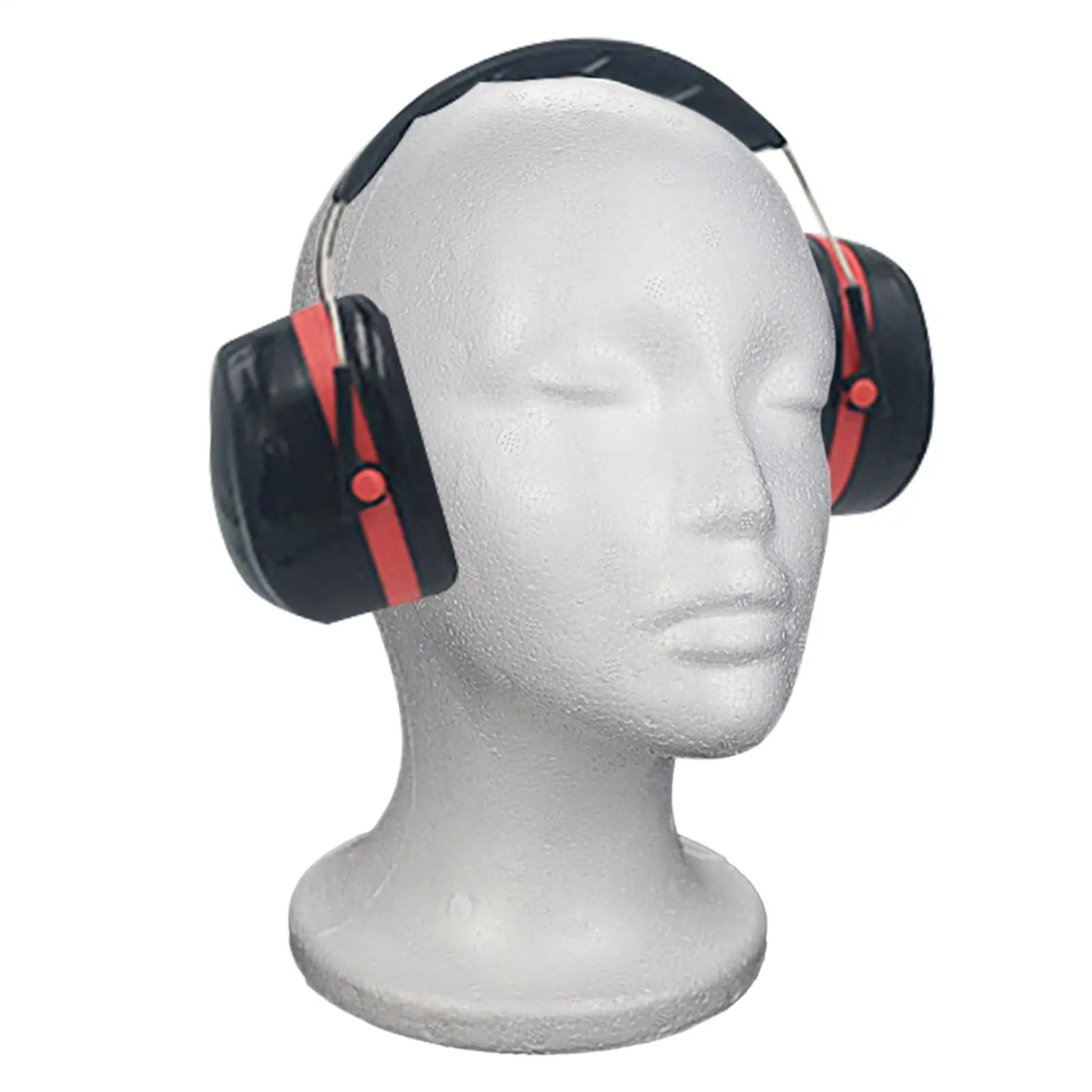 Testa di manichino in schiuma in offerta speciale, modello portatile per esposizione di cappelli, parrucche, costumi, occhiali, gioielli e per saloni di bellezza - immagine 3